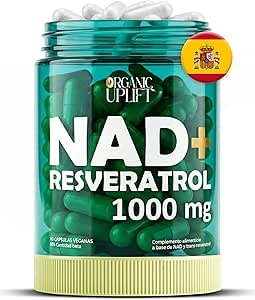 NAD Resveratrol puro 1000mg 90 cápsulas liposomales 3 meses
