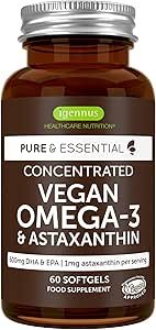Omega 3 Vegano Igennus aceite de algas astaxantina