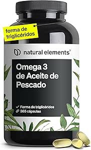 Omega 3 natural elements 2000mg 365 capsulas
