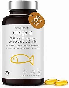 Omega 3 nutrabetter 2000mg 200 perlas