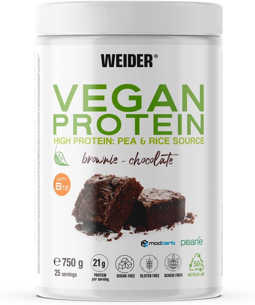 Weider Vegan Protein 750g guisante y arroz
