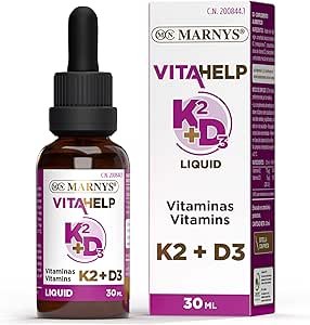Marny's K2+D3 Líquido 30ml pipeta aceite oliva